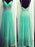 A-Line/Princess Spaghetti Straps Sleeveless Beading Floor-Length Chiffon Dresses - Prom Dresses
