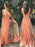 A-Line/Princess Straps Sleeveless Tulle Sweep/Brush Train Applique Dresses - Prom Dresses