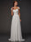 A-Line/Princess Sweetheart Short Sleeves Beading Long Chiffon Dresses - Prom Dresses