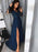 A-Line/Princess V-neck Long Sleeves Sweep/Brush Train Applique Ruched Satin Chiffon Dresses - Prom Dresses