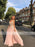 A-Line/Princess V-Neck Sleeveless Sweep/Brush Train Beading Tulle Dresses - Prom Dresses