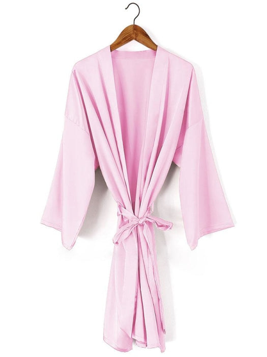 A| Personalized Wedding Gifts Bride Bridesmaid Robes - M / Blushing Pink - robes