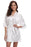 A| Silk Women Bridesmaid Robes Robes Ladies Dressing Gowns - white / S - robes