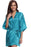A| Silk Women Bridesmaid Robes Robes Ladies Dressing Gowns - lake blue / S - robes