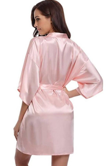 Amazon.com: Silk Kimono Robe Bathrobe Women Silk Bridesmaid Robes Sexy Robes  Satin Robe Ladies Dressing Gowns (Color : White, Size : X-Large) : Clothing,  Shoes & Jewelry
