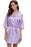 A| Silk Women Bridesmaid Robes Robes Ladies Dressing Gowns - lavender / S - robes