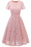 AA| Bridelily Womens Bridesmaid Street Dress Floral Lace Formal Swing Dress - lace dresses