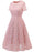 AA| Bridelily Womens Bridesmaid Street Dress Floral Lace Formal Swing Dress - lace dresses