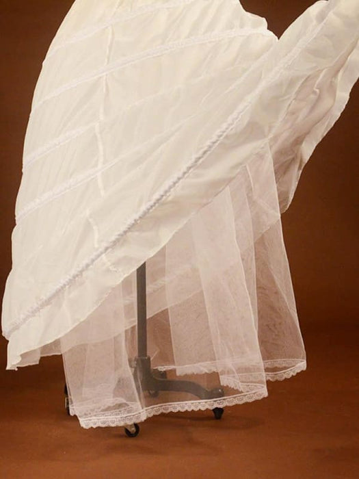 Adjustable 6 Hoops Ball Gown Wedding Petticoats | Bridelily - wedding petticoats