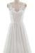 Affordable V-neck Lace Chiffon A-line Wedding Dress - Wedding Dresses