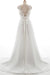 Affordable V-neck Lace Chiffon A-line Wedding Dress - Wedding Dresses