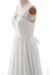 Affordable V-neck Lace Chiffon A-line Wedding Dress - Wedding Dresses