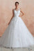 Amazing Illusion Appliques Tulle Wedding Dress - Wedding Dresses