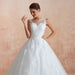 Amazing Illusion Appliques Tulle Wedding Dress - Wedding Dresses