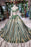 Amazing Modest Excellent Unique Puffy Sleeves Long Graduation Dresses Sheer Neck Quinceanera Dress - Prom Dresses