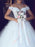 Amazing Off-the- Shoulder Lace Ball Gown Tulle Wedding Dresses - wedding dresses