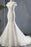 Applique Off Shoulder Lace-up Mermaid Wedding Dress - Wedding Dresses