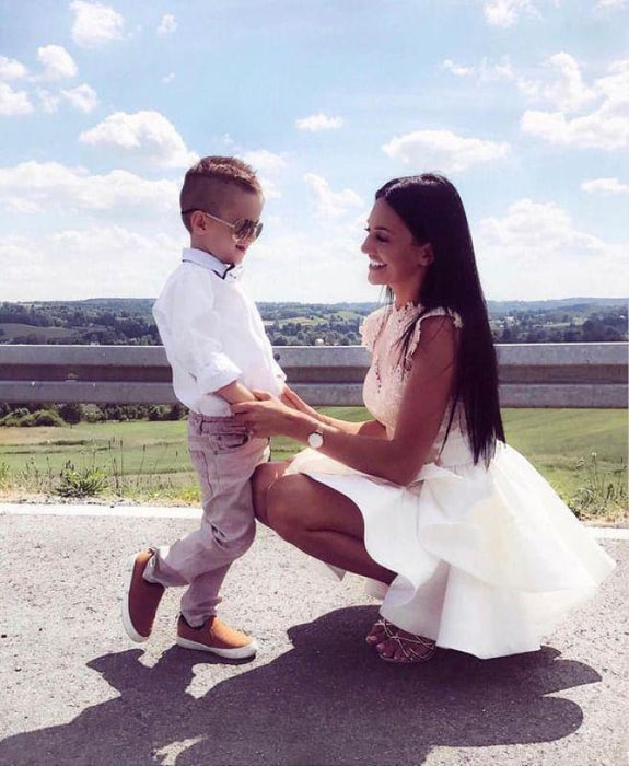 Appliqued Mini Crew Neck Cap Sleeves Homecoming Dress Short Cheap Prom Gown - Prom Dresses