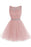 Appliqued Sleeveless Dress with Beads Tulle Homecoming Short Prom Gown - Prom Dresses