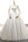 Appliques Long Sleeve Off Shoulder Wedding Dress - Wedding Dresses