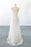 Appliques Strapless Tulle Sheath Wedding Dress - Wedding Dresses