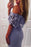 Attractive Excellent Exquisite Lavender Off Shoulder Mermaid Split Evening with Lace Sexy Slit Prom Dress - Prom Dresses