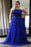 Awesome Affordable Fabulous Strapless Royal Blue Plus Size Lace Long Prom Cheap Custom Made Dress - Prom Dresses