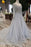 Awesome Exquisite Fascinating A Line Long Sleeves Tulle Prom Dress with Sequins Sparkly V Neck Evening Dresses - Prom Dresses