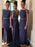 Awesome Sheath Bateau Open Back Court Train Bridesmaid Dress - Bridesmaid Dresses