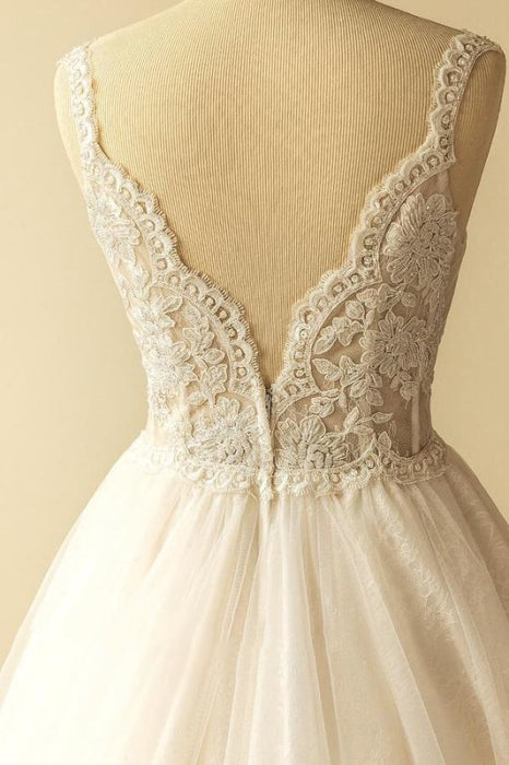 Awesome Sweetheart Appliques A-line Wedding Dress - Wedding Dresses