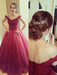 Ball Gown Off-the-Shoulder Applique Sleeveless Floor-Length Tulle Dresses - Prom Dresses