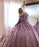 Ball Gown Off the Shoulder Tulle Quinceanera with Lace Appliques Puffy Prom Dress - Prom Dresses