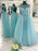Ball Gown Sleeveless Bateau With Beading Floor-Length Tulle Dresses - Prom Dresses