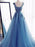Ball Gown Sleeveless Jewel Sweep/Brush Train Applique Tulle Dresses - Prom Dresses