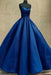 Ball Gown Spaghetti Straps Satin Floor Length Prom Long Quinceanera Dresses - Prom Dresses