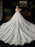 Ball Gown Wedding Dress 2021 Princess Silhouette Cathedral Train Off The-Shoulder Short Sleeves Natural Waist Beaded Sequined Bridal Dresses
