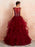 Ball Gown Wedding Dress Princess Floor Length V Neck Sleeveless Sequins Tulle Bridal Dresses