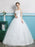 Ball Gown Wedding Dresses Off Shoulder Floor Length Lace Tulle Polyester Sleeveless Romantic with Crystals 2020 - wedding dresses