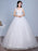 Ball Gown Wedding Dresses Sweetheart Neckline Floor Length Lace Tulle Polyester Sleeveless Romantic Glamorous Sexy with Crystals 2020 - 