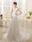 Beach Wedding Dresses Chiffon Ivory Bridal Dress Lace Beading V Neck Court Train Summer Bridal Gown