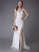 Beach Wedding Dresses Sexy Bridal Dress High Split Ivory Sheath Straps Summer Wedding Gowns