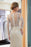 Beaded Luxury Mermaid Crystal Sweep Train Long Sleeves Prom Dress - Prom Dresses