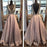 Beading Backless A-line Satin Beaded Prom Formal Dress Long - Prom Dresses
