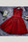 Beautiful Short Appliqued Tulle Cocktail Homecoming Dress With Sash - Prom Dresses