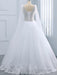 Beautiful V-neck Pearls Princess Wedding Dresses - wedding dresses