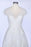 Best Cap Sleeve V-neck Sweep Train Wedding Dress - Wedding Dresses
