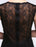 Black Evening Dress Lace Sweatheart Maxi Party Dress A Line Sleeveless Floor Length Mother's Dress