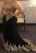 Black Mermaid Sleeveless with Lace Appliques Plus Size Prom Dress - Prom Dresses