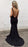 Black Mermaid V Neck Backless Long Prom Dresses with Sweep Train, Mermaid Black Formal Dresses, Evening Dresses