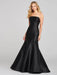 Black Prom Dress Sexy Mermaid Dress Backless Strapless Party Dresses